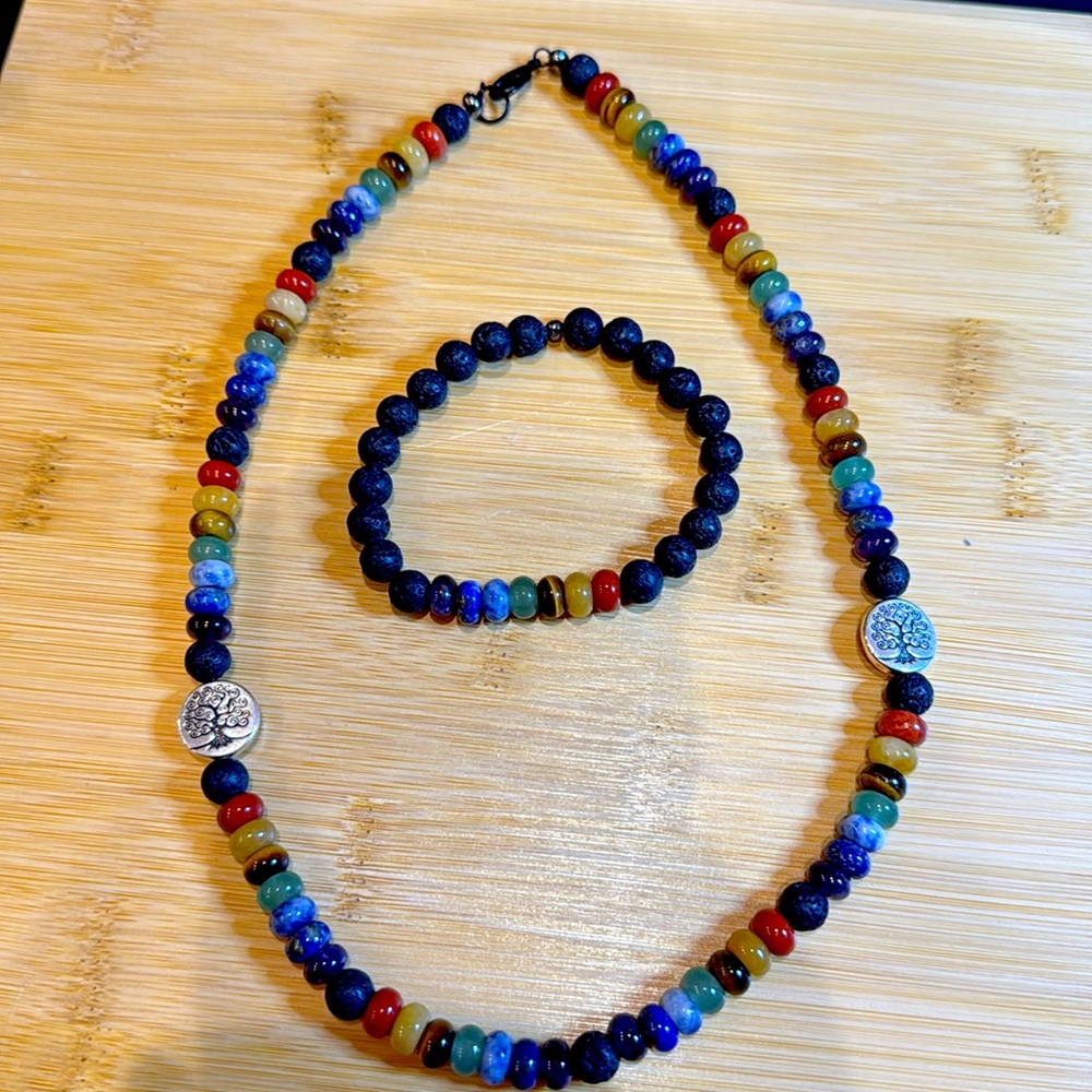 Handmade Necklace and Bracelet Set